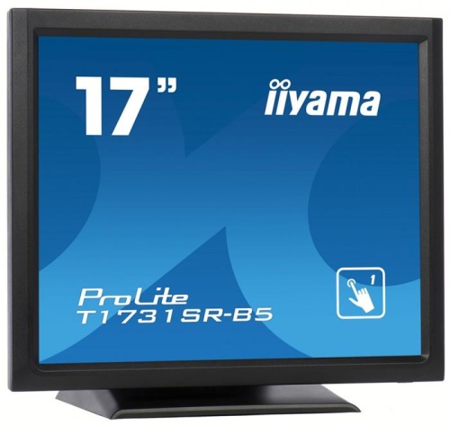 Монитор Iiyama T1731SR-B5 черный фото 2