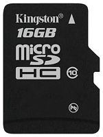 Карта памяти Micro SDHC Kingston 16ГБ SDC10/16GBSP