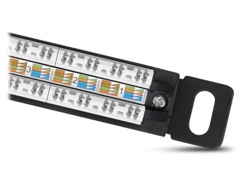 Патч-панель Cabeus PLHD-24-Cat.6-Dual-180-0,5U фото 5 Патч-панель Cabeus PLHD-24-Cat.6-Dual-180-0,5U фото 5