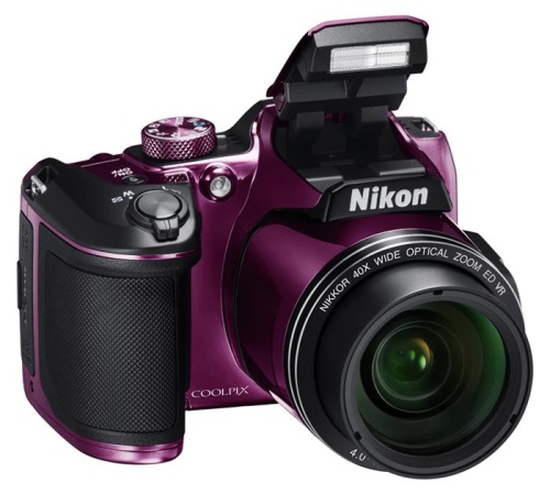 Цифровой фотоаппарат Nikon CoolPix B500 фиолетовый VNA952E1