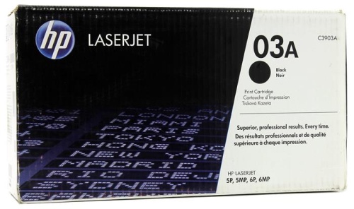 Оригинальный лазерный картридж Hewlett Packard 03A C3903A Оригинальный лазерный картридж Hewlett Packard 03A C3903A