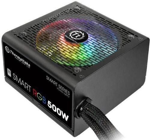 Блок питания Thermaltake 500W Smart RGB 500 80+ PS-SPR-0500NHSAW Блок питания Thermaltake 500W Smart RGB 500 80+ PS-SPR-0500NHSAW