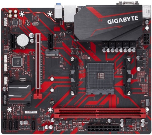 Мат. плата SocketAM4 GIGABYTE B450M GAMING