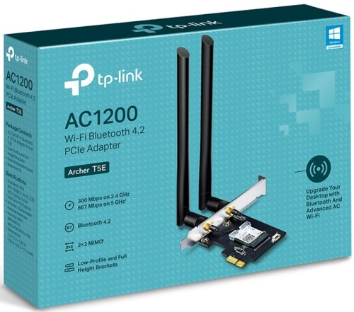 Сетевой адаптер Bluetooth + WiFi TP-Link Archer T5E ARCHER T5E фото 2