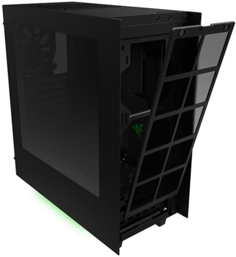 Корпус Miditower NZXT S340 Razer черный/зеленый CA-S340W-RA фото 10