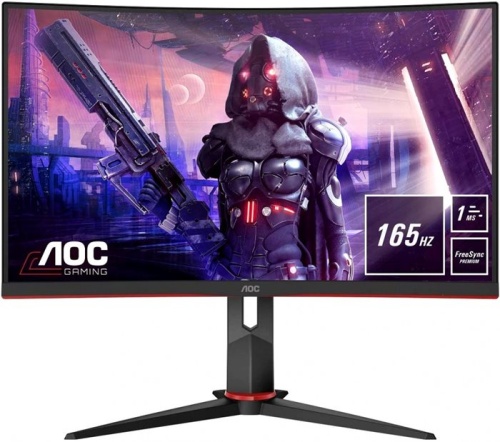 Монитор AOC C27G2U Black-Red с поворотом экрана