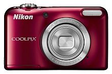 Цифровой фотоаппарат Nikon CoolPix A10 красный VNA982E1