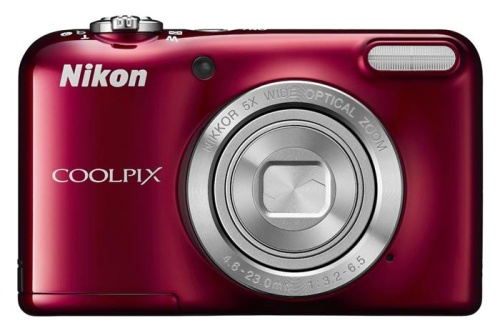 Цифровой фотоаппарат Nikon CoolPix A10 красный VNA982E1