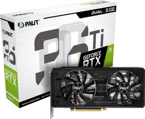 Видеокарта PCI-E Palit PA-RTX3060Ti DUAL 8G NE6306T019P2-190AD фото 9