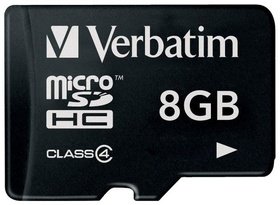   Micro SDHC Verbatim 8 44004