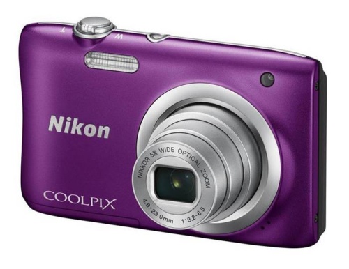 Цифровой фотоаппарат Nikon CoolPix A100 фиолетовый VNA973E1 фото 3