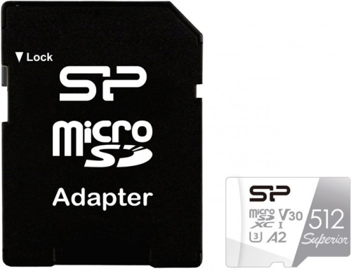 Карта памяти micro SDXC Silicon Power 512Gb SP512GBSTXDA2V20SP Superior + adapter Карта памяти micro SDXC Silicon Power 512Gb SP512GBSTXDA2V20SP Superior + adapter