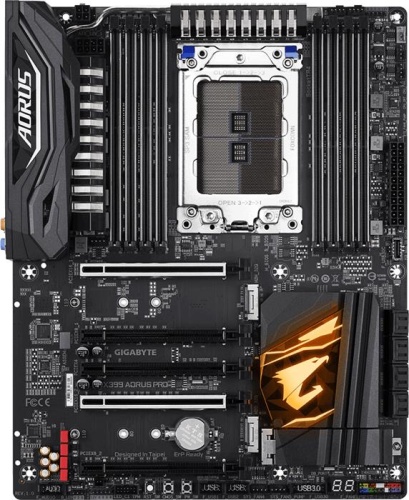 Мат. плата SocketTR4 GIGABYTE X399 AORUS PRO