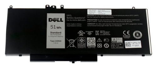 Аккумулятор для ноутбука Dell Primary Battery 4-cell 51WHR 451-BBLN