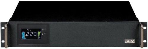 ИБП (UPS) Powercom 1200VA/960W King Pro RM black (1152596) KIN-1200AP LCD