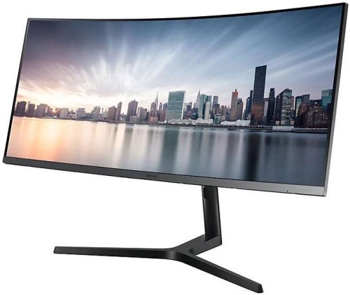 Монитор Samsung LC34H890WGIXCI черный фото 9