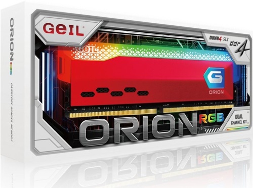 Модуль памяти DDR4 Geil 32Gb (2x16Gb KIT) ORION Red RGB (GOSR432GB3200C16BDC) Модуль памяти DDR4 Geil 32Gb (2x16Gb KIT) ORION Red RGB (GOSR432GB3200C16BDC)