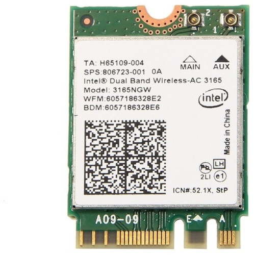 Серв. опция - сет. адаптер Intel Dual Band Wireless-AC 3165 940106 3165.NGWG