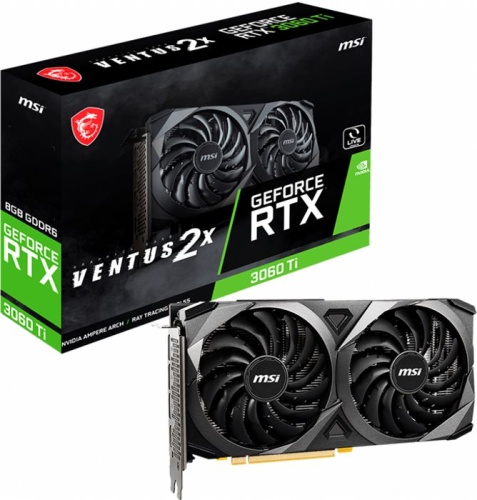 Видеокарта PCI-E MSI RTX 3060 TI VENTUS 2X 8G V1 LH фото 5