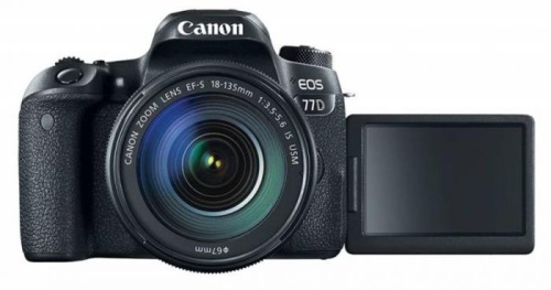 Цифровой фотоаппарат Canon EOS 77D черный 1892C004 фото 5