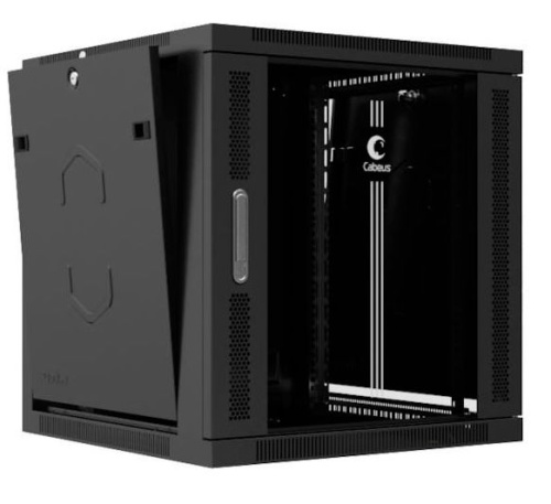 Шкаф телекоммуникационный Cabeus SH-05F-12U60/35-BK фото 3 Шкаф телекоммуникационный Cabeus SH-05F-12U60/35-BK фото 3