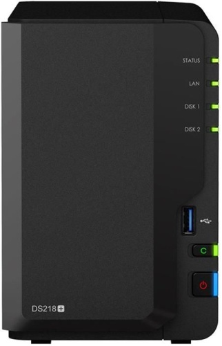 Сетевое хранилище данных (NAS) Synology DS218+