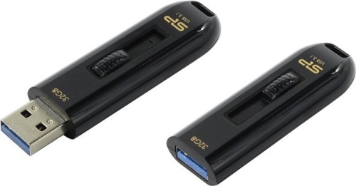 Накопитель USB flash Silicon Power 32Gb Blaze B21 Black USB 3.1 (SP032GBUF3B21V1K)