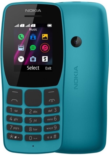 Сотовый телефон GSM Nokia 110 DS TA-1192 Blue (16NKLL01A04) фото 2