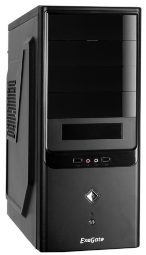 Корпус Miditower EXEGATE CP-602 Black EX269427RUS