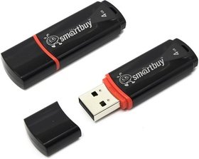  USB flash Smart Buy 4Gb Crown Black (SB4GBCRW-K)
