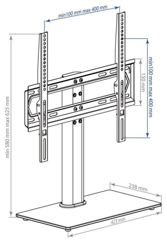 Подставка Kromax X-STAND black фото 4