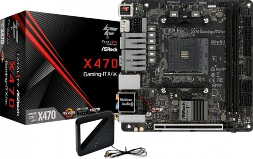 Мат. плата SocketAM4 ASRock X470 GAMING-ITX/AC фото 5