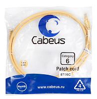 Патчкорд UTP Cabeus PC-UTP-RJ45-Cat.6-1.5m-YL