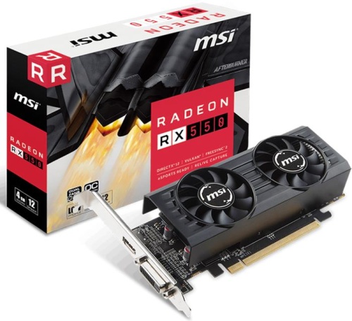 Видеокарта PCI-E MSI 4096Mb RX 550 4GT LP OC фото 5