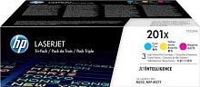 Оригинальный лазерный картридж Hewlett Packard 201X CYM Tri-Pack CF253XM