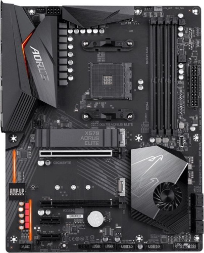 Мат. плата SocketAM4 GIGABYTE X570 AORUS ELITE