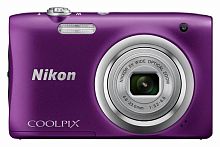 Цифровой фотоаппарат Nikon CoolPix A100 фиолетовый VNA973E1