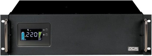 ИБП (UPS) Powercom 3000VA/2400W King Pro RM black (1152615) KIN-3000AP LCD