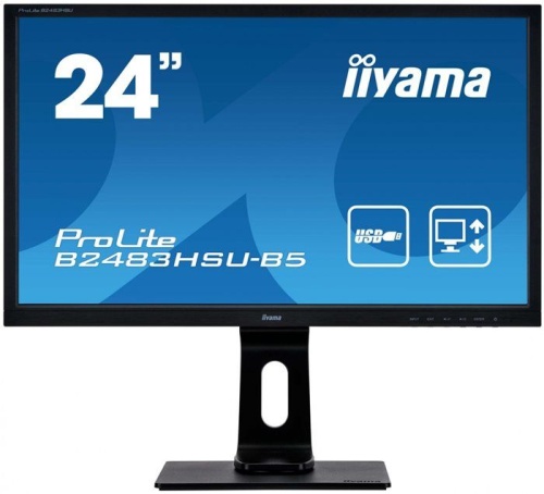 Монитор Iiyama ProLite B2483HSU-B5 черный