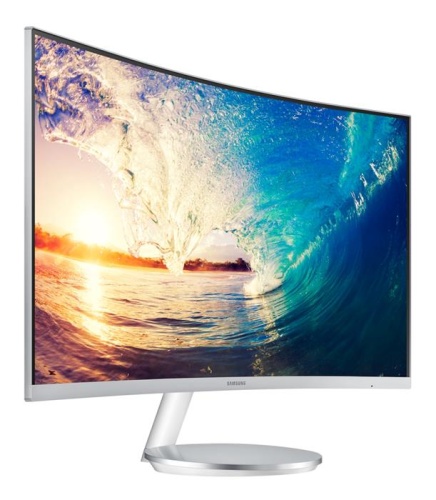 Монитор Samsung C27F591FDI белый LC27F591FDIXRU фото 3