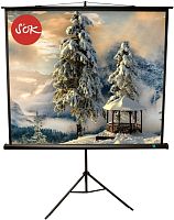 Экран проекционный Sakura Cinema S OK SCPST-150x150BLCK