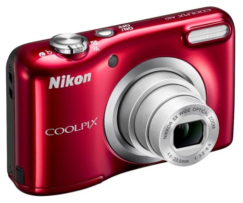 Цифровой фотоаппарат Nikon CoolPix A10 красный VNA982E1 фото 3