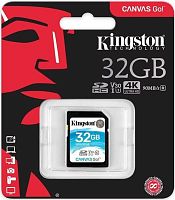 Карта памяти SDXC Kingston 32Gb Canvas Go SDG/32GB