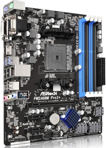 Мат. плата SocketFM2+ ASRock FM2A88M PRO3+ фото 2