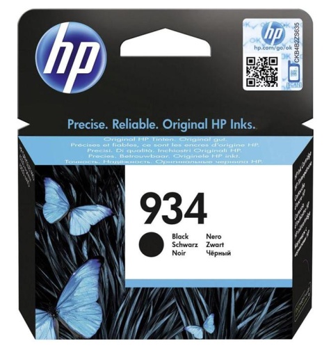 Оригинальный струйный картридж Hewlett Packard 934 Black Ink C2P19AE