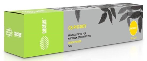 Картридж совместимый лазерный Cactus CS-PH7400Y 106R01152 желтый Картридж совместимый лазерный Cactus CS-PH7400Y 106R01152 желтый