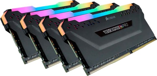 Модуль памяти DDR4 Corsair 32GB 4x8GB VENGEANCE RGB PRO Heatspreader CMW32GX4M4D3600C18