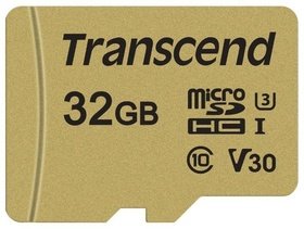   Micro SDHC Transcend 32Gb 500S TS32GUSD500S