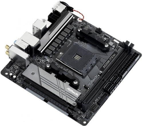 Мат. плата SocketAM4 ASRock A520M-ITX/AC фото 2