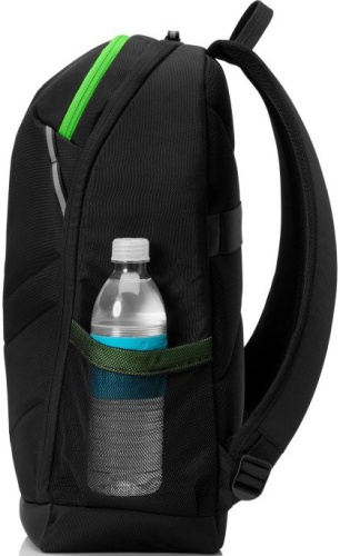 Рюкзак для ноутбука Hewlett Packard 15.6 Pavilion Gaming 400 черный/зеленый полиэстер женский дизайн (6EU57AA) фото 3 Рюкзак для ноутбука Hewlett Packard 15.6 Pavilion Gaming 400 черный/зеленый полиэстер женский дизайн (6EU57AA) фото 3